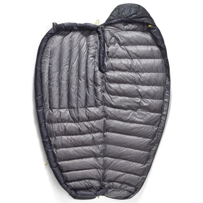 he Free-Flow Zip system ensures maximum ventilation and the flexibility to open the bag flat as a quilt