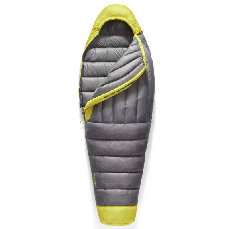 Baffle construction specific for each use: Hybrid box baffles in torso/sewn through in leg area