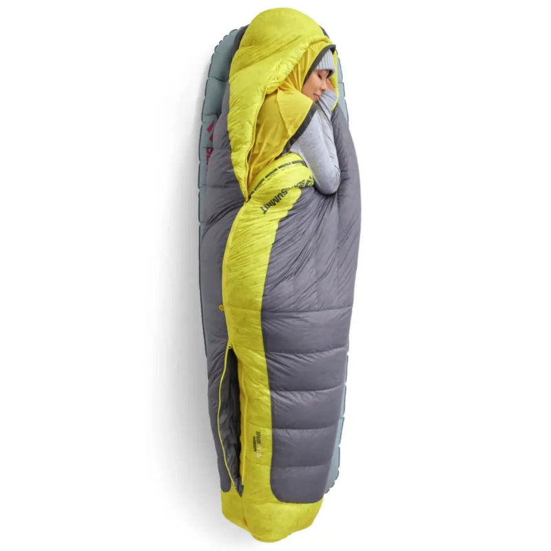 Women's specific fit means more narrow at the shoulders and wider between the hips and knees to allow for a natural, side-sleeping position