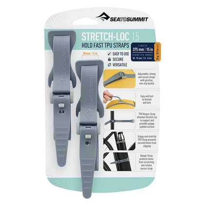 Two or more straps can be joined to increase length