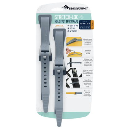 Grippy and stretchy TPU material prevents secured items from slipping