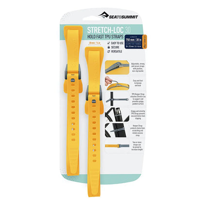 Two or more straps can be joined to increase length