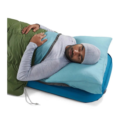 Drawcord at the foot end allows you to snug the Tanami to a sleeping mat
