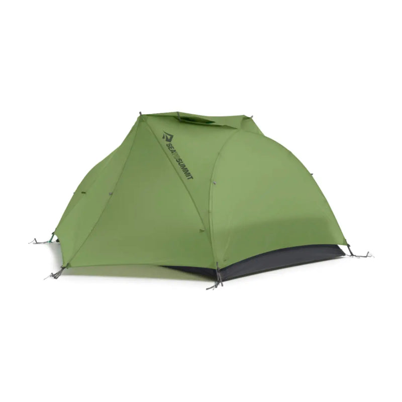 Breathable Nylon fabric canopy with seam-taped 8000mm waterhead floor for dependable performance in cold and wet conditions