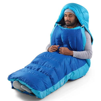Free-Flow Zip System offers great temperature regulation and multiple sleeping bag configurations