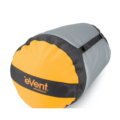 Air permeable eVent® fabric base allows air to be pushed out but water can't get in