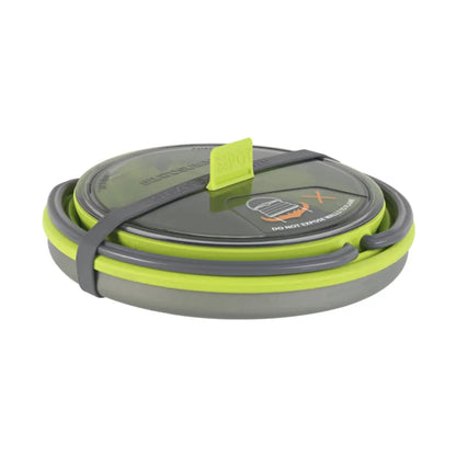 Sea to Summit X-Set 11 - 1.3L X-Pot Collapsible Kettle 2 X-Mugs - Lime - Storage Sack Included