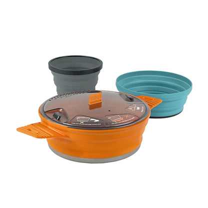 Sea to Summit X-Set 21 - 1.4L X-Pot, 1 X-Bowl and 1 X-Mug - Orange