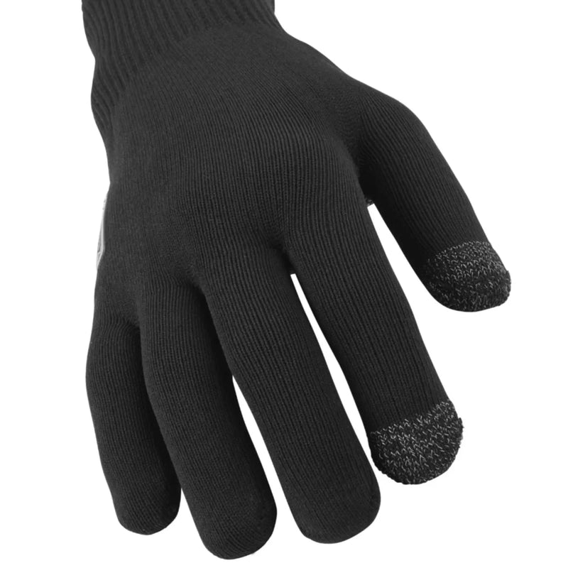 Sealskinz Anmer Waterproof All Weather Ultra Grip Knitted Glove (Black) - Large