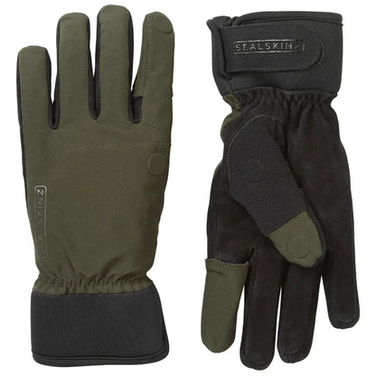 Sealskinz Stanford Waterproof All Weather Sporting Glove (Small) - Olive Green / Black