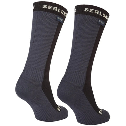 Sealskinz Starston Waterproof Cold Weather Mid Length Socks (Medium) - Black