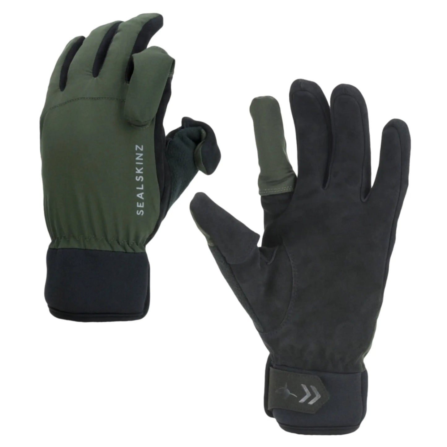 Sealskinz Waterproof All Weather Sporting Glove (Olive Green / Black) - Large