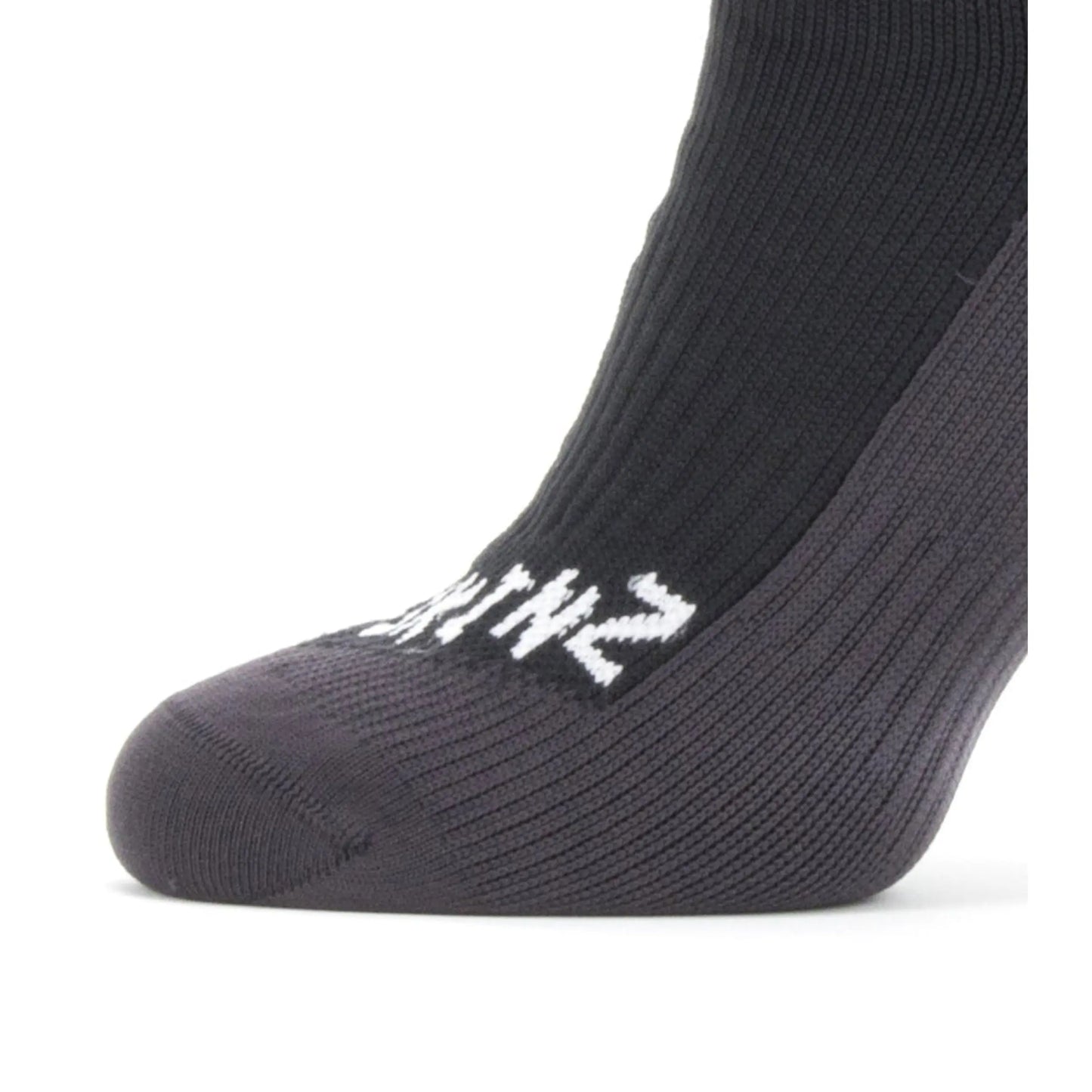 Sealskinz Waterproof Cold Weather Mid Length Socks - Black / Grey - X-Large