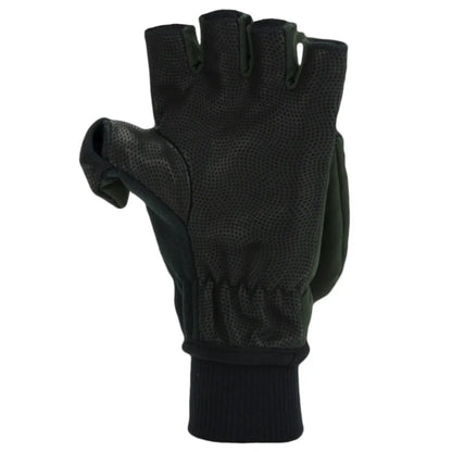 Sealskinz Windproof Cold Weather Convertible Mitt - Olive Green / Black - X-Large