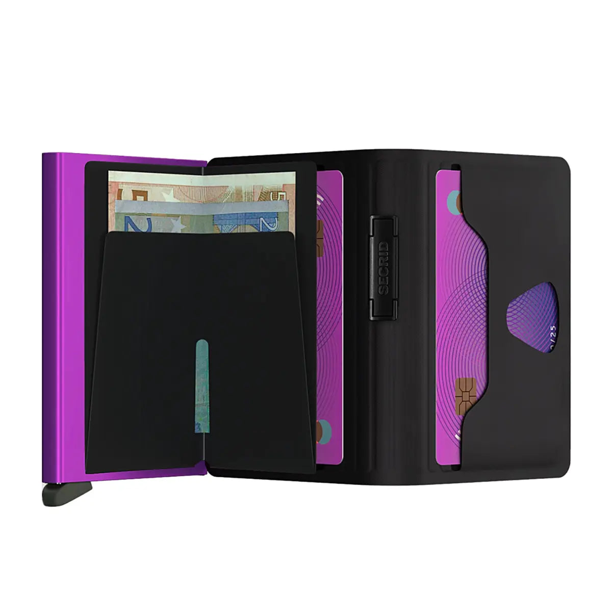 Flicking a button on the side of the Card Slide will reveal your cards in steps, so you can see all your cards at once