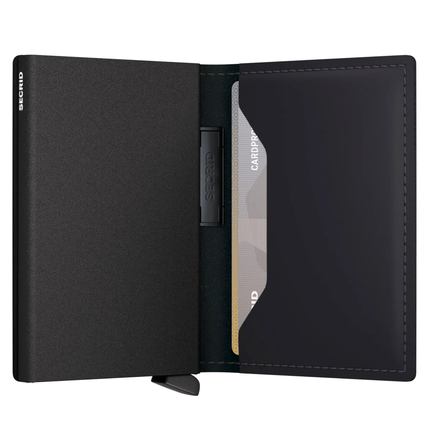 Secrid Bandwallet Compact RFID Wallet - Matte Black / Black