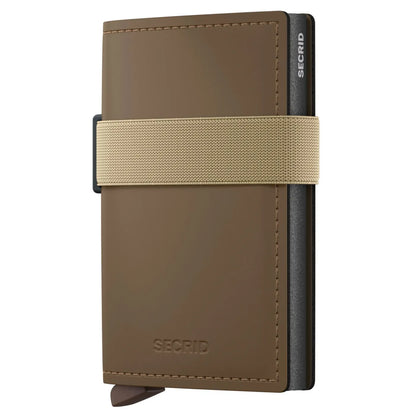Secrid Bandwallet Compact RFID Wallet - Matte Earth / Beige