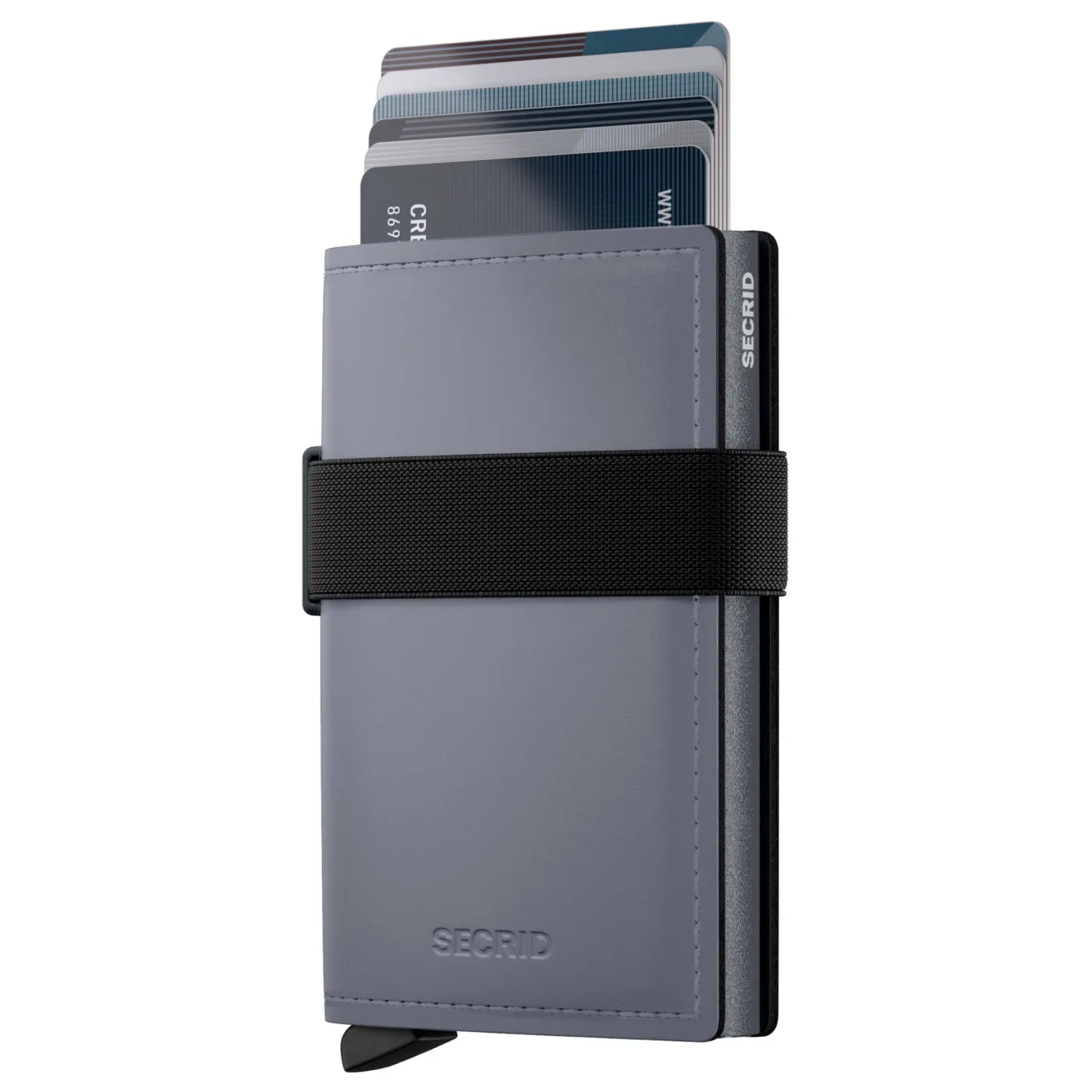 Secrid Bandwallet Compact RFID Wallet - Matte Grey / Black