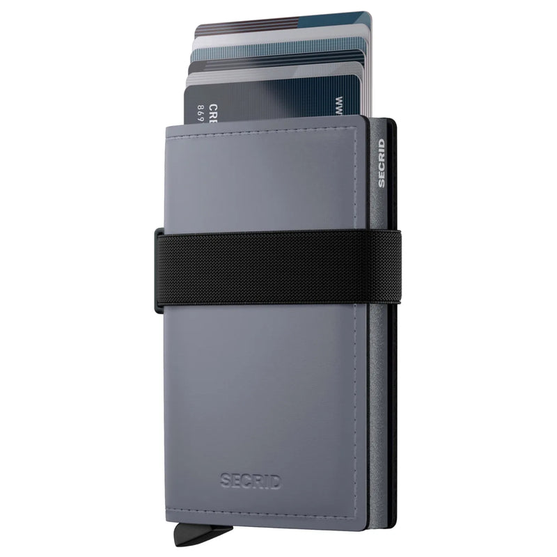 Secrid Bandwallet Compact RFID Wallet - Matte Grey / Black