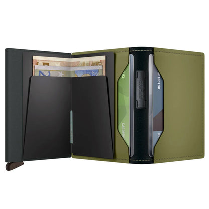 Secrid Bandwallet Compact RFID Wallet - Matte Leaf / Khaki