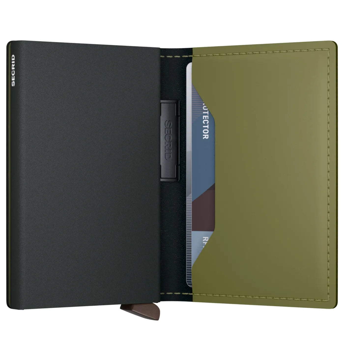 Secrid Bandwallet Compact RFID Wallet - Matte Leaf / Khaki
