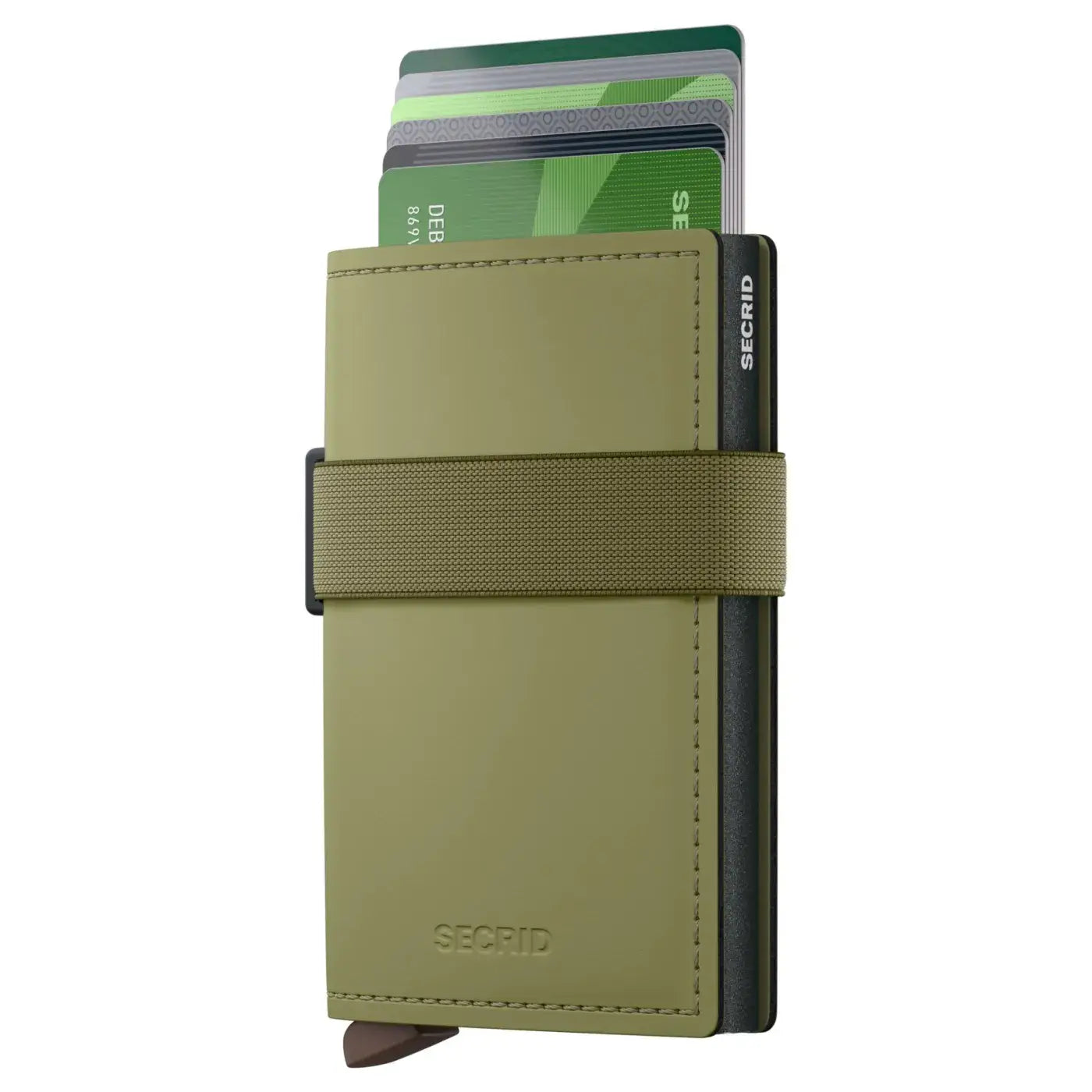 Secrid Bandwallet Compact RFID Wallet - Matte Leaf / Khaki
