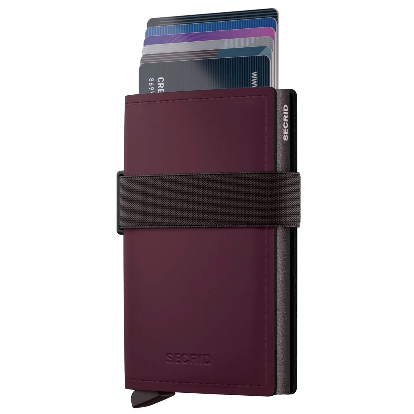 Secrid Bandwallet Compact RFID Wallet - Matte Plum