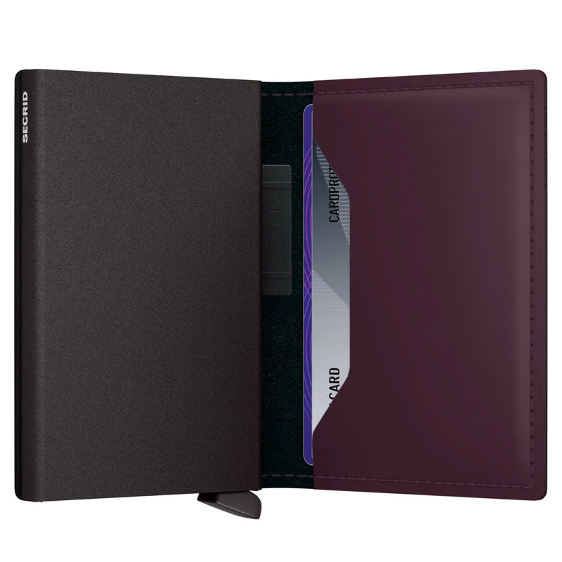 Secrid Bandwallet Compact RFID Wallet - Matte Plum