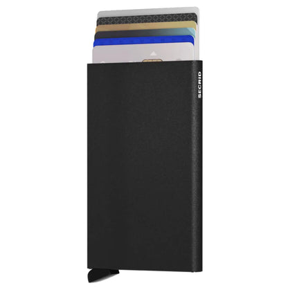 Mechanism inside slightly separates your cards, preventing damage to chips and magnetic strips