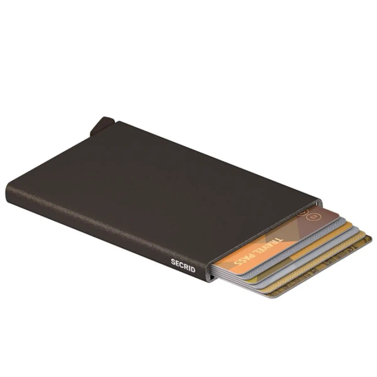 Secrid Cardprotector Compact RFID Card Wallet - Powder Brown