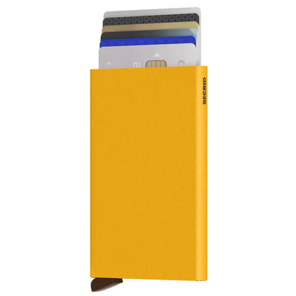 Secrid Credit Card Cardprotector - Compact RFID Card Wallet - Powder Ochre