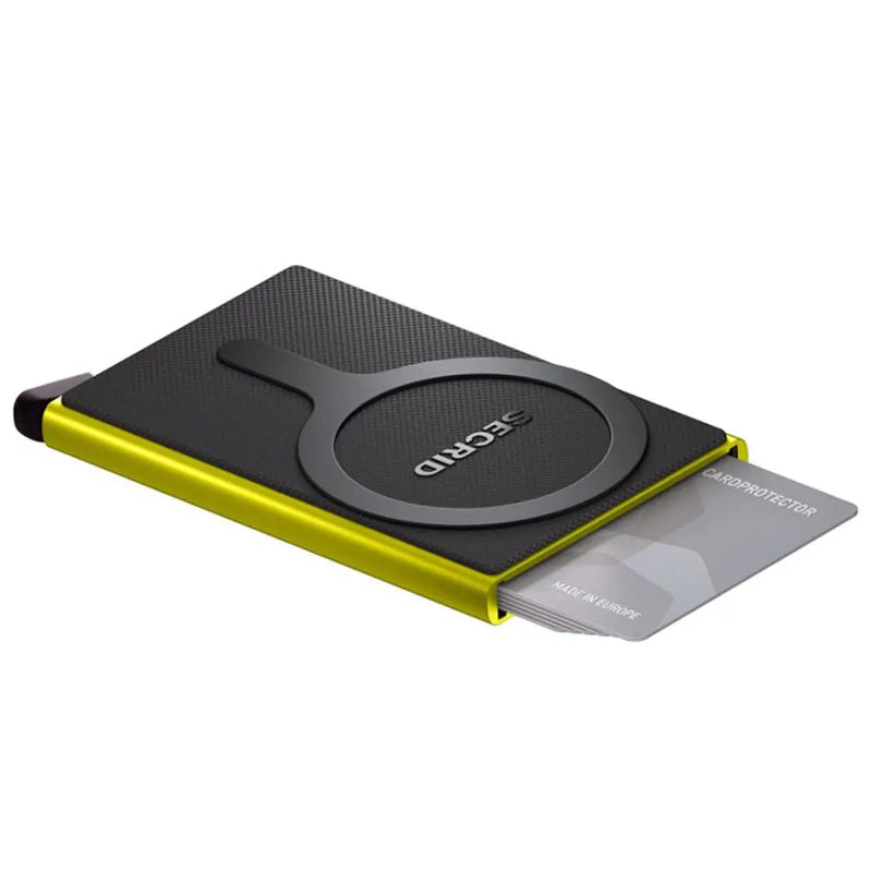 Secrid Cardprotector for Magsafe - Compact RFID Card Wallet - Lime
