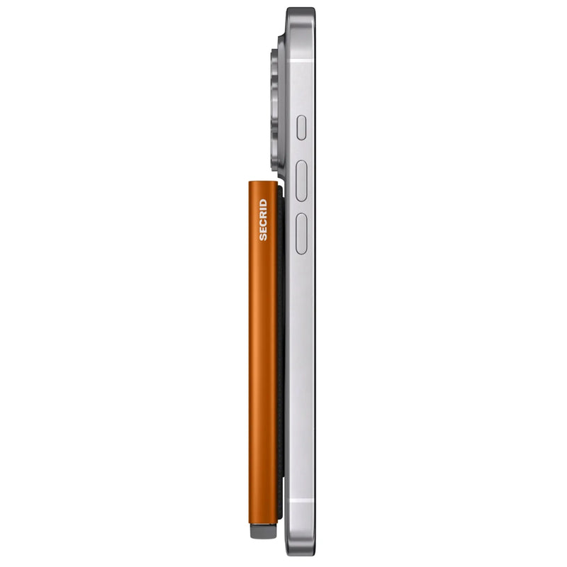 Secrid Cardprotector for Magsafe - Compact RFID Card Wallet - Orange