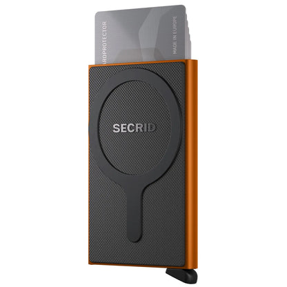 Secrid Cardprotector for Magsafe - Compact RFID Card Wallet - Orange