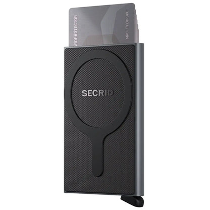 Secrid Cardprotector for Magsafe - Compact RFID Card Wallet - Titanium