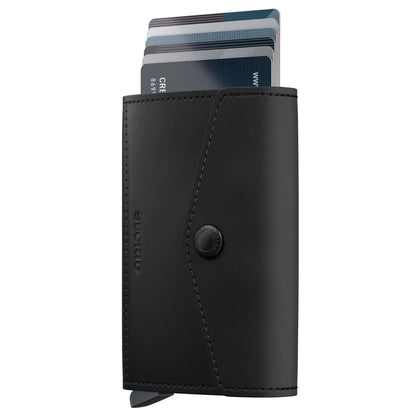 Secrid Envelope Wallet Compact RFID Card Wallet - Matte Black