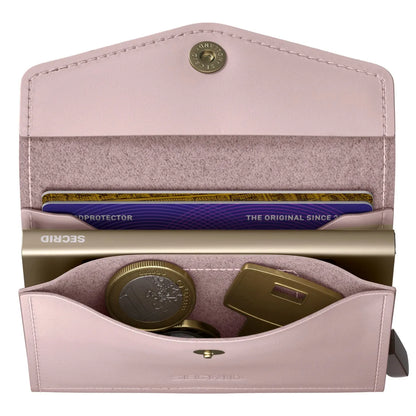 Secrid Envelope Wallet Compact RFID Card Wallet - Original Ballet Pink