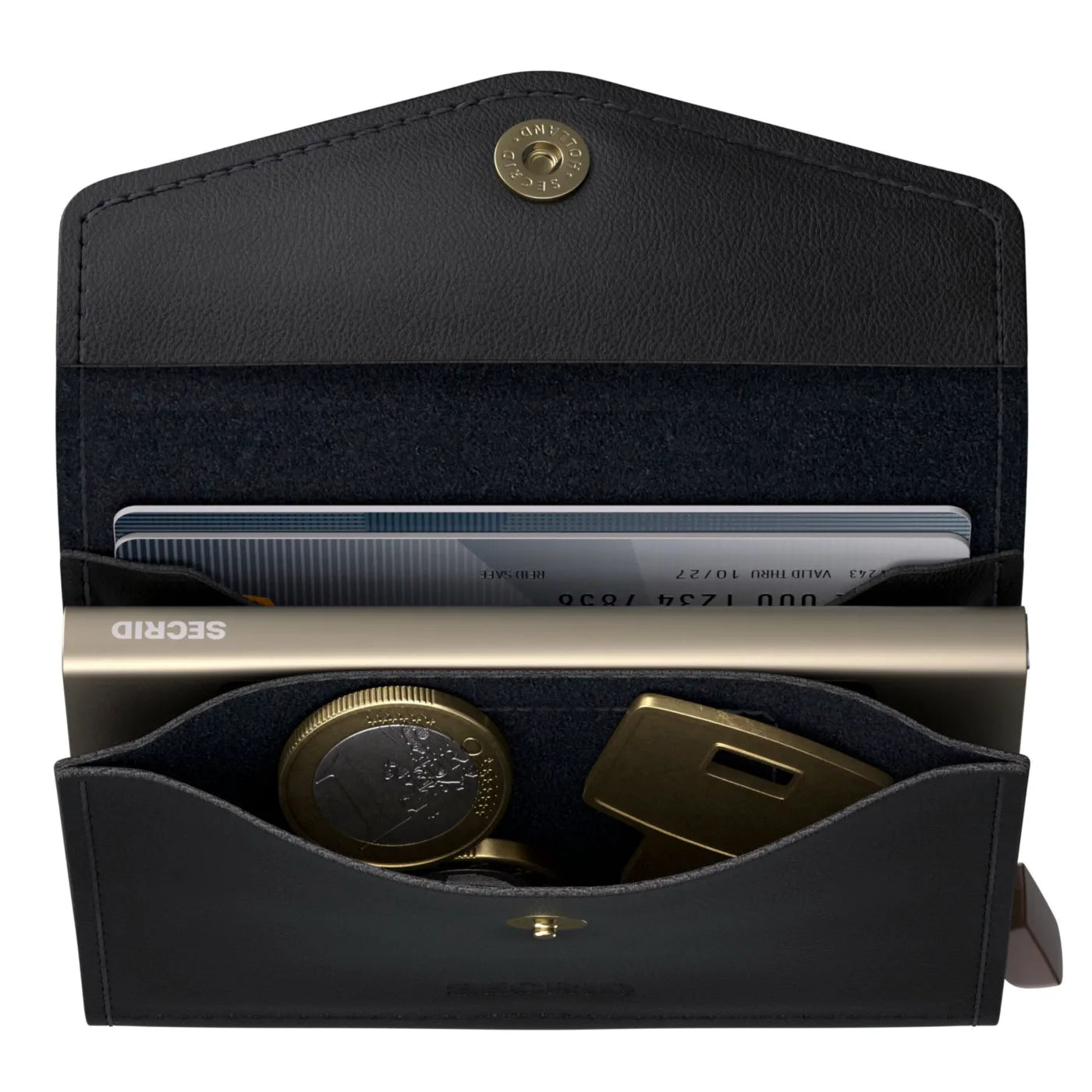 Secrid Envelope Wallet Compact RFID Card Wallet - Original Black