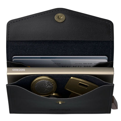 Secrid Envelope Wallet Compact RFID Card Wallet - Original Black