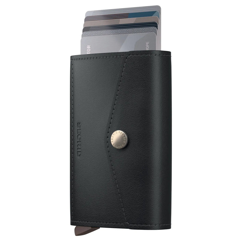 Secrid Envelope Wallet Compact RFID Card Wallet - Original Black
