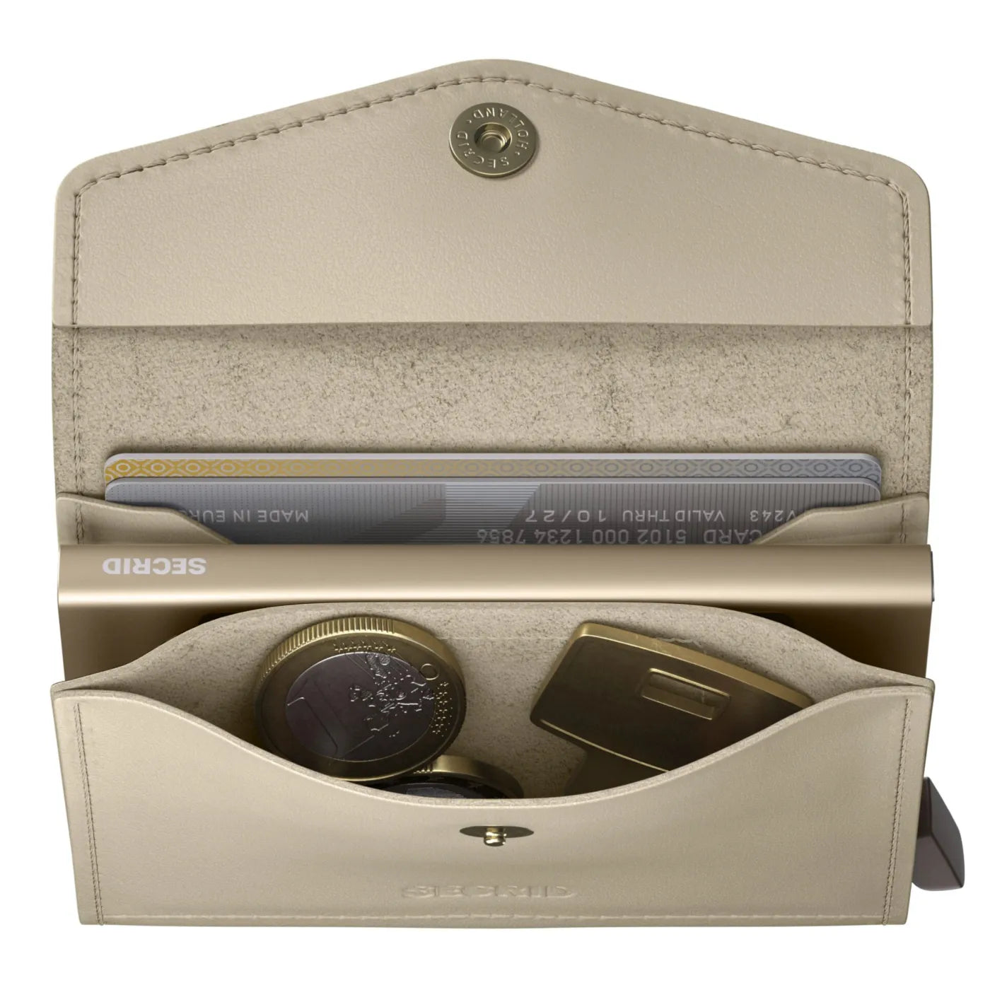 Secrid Envelope Wallet Compact RFID Card Wallet - Original Latte
