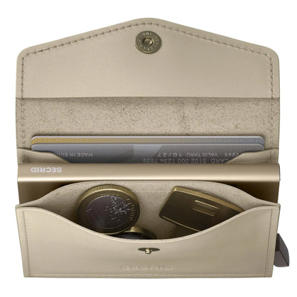 Secrid Envelope Wallet Compact RFID Card Wallet - Original Latte