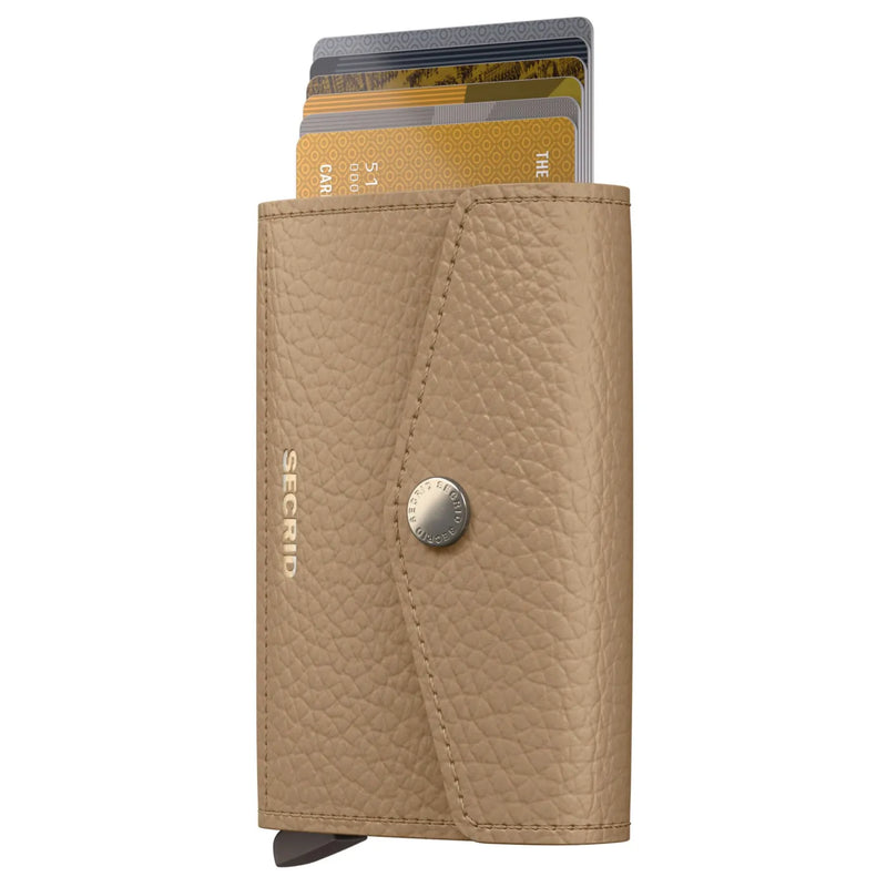 Secrid Envelope Wallet Compact RFID Card Wallet - Pebble Cappuccino