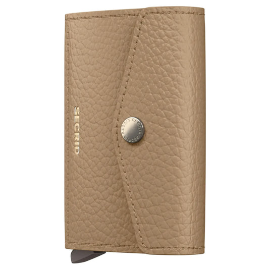 Secrid Envelope Wallet Compact RFID Card Wallet - Pebble Cappuccino