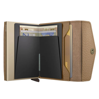 Secrid Envelope Wallet Compact RFID Card Wallet - Pebble Cappuccino