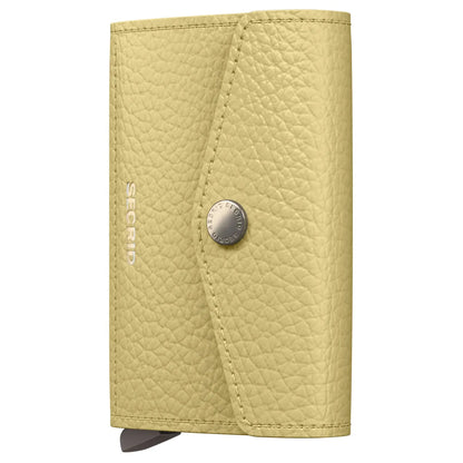 Secrid Envelope Wallet Compact RFID Card Wallet - Pebble Yellow
