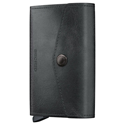 Secrid Envelope Wallet Compact RFID Card Wallet - Vintage Black