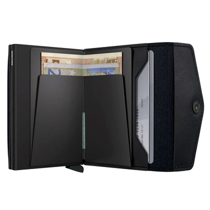 Secrid Envelope Wallet Compact RFID Card Wallet - Vintage Black