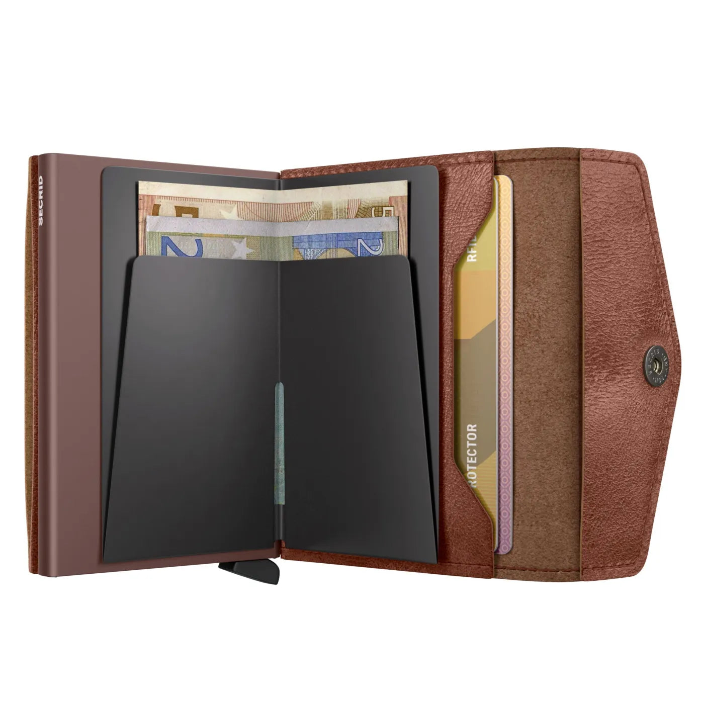 Secrid Envelope Wallet Compact RFID Card Wallet - Vintage Cognac