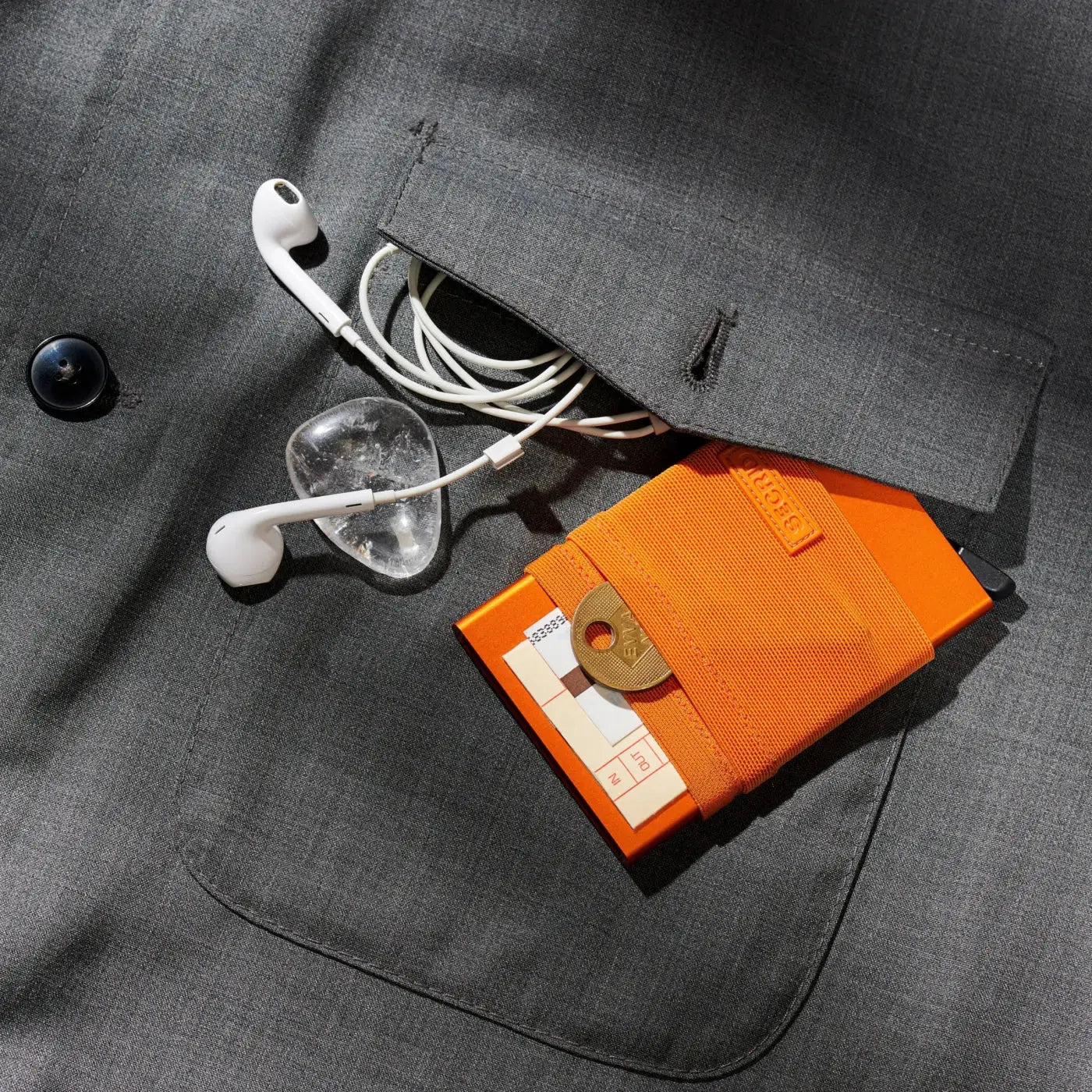 Secrid Flexwallet Original Compact RFID Card Wallet - Orange